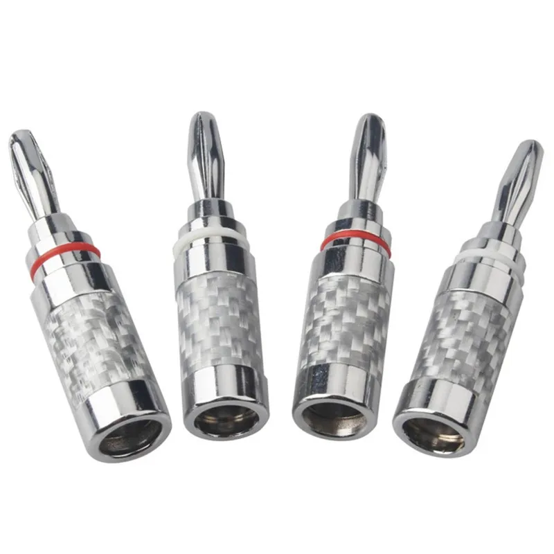 2 шт. медный переходник с родиевым покрытием из углеродного волокна | Электроника