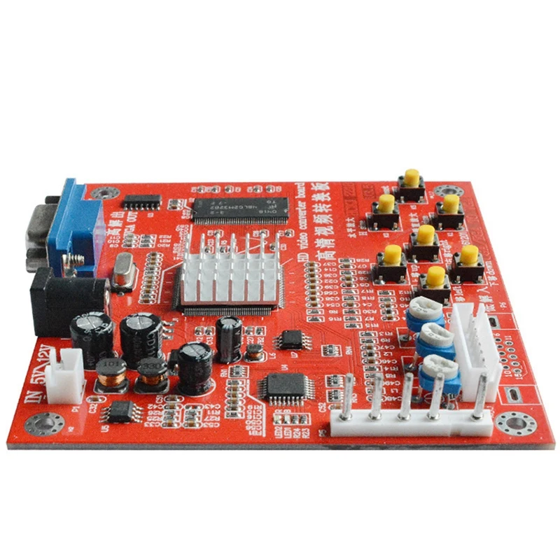 Игровой автомат HD 5 поколения RGBS для VGA-интерфейса CGA-VGA конверсия видео красный