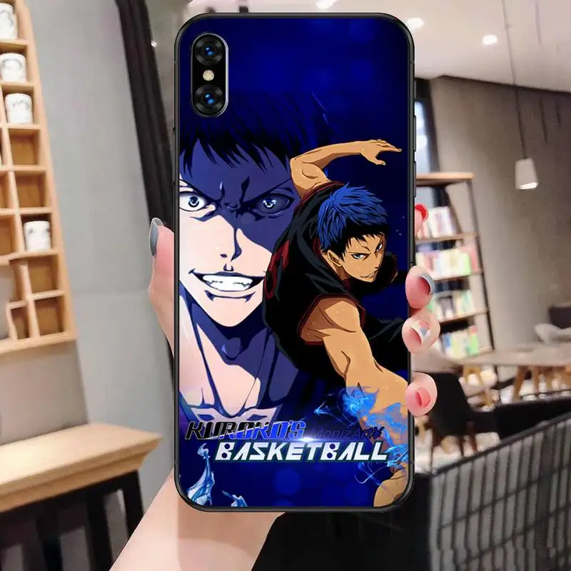 

Kuroko No Basket Anime Aomine Daiki Phone Case For Black-Iphone 5 5s se 6 6s 7 8 11 12 X Xs Xr Pro Plus Max Mini Cover