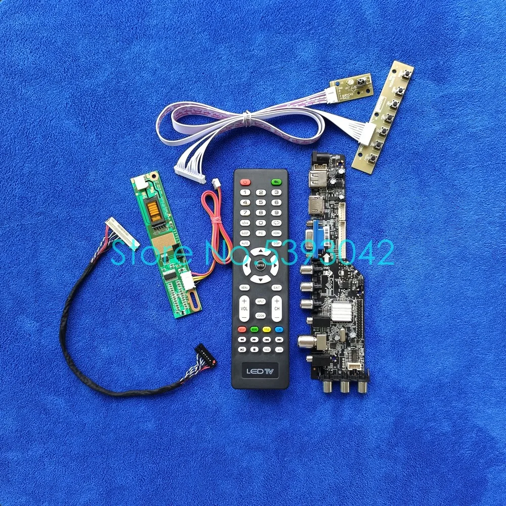 

1CCFL LVDS 30-Pin USB+VGA+AV LCD Drive Board Kit 1024*768 For LP150X08 (A2)/(A3)/(A5)/(TL)(A2)/(TL)(A6) Screen Digital DVB