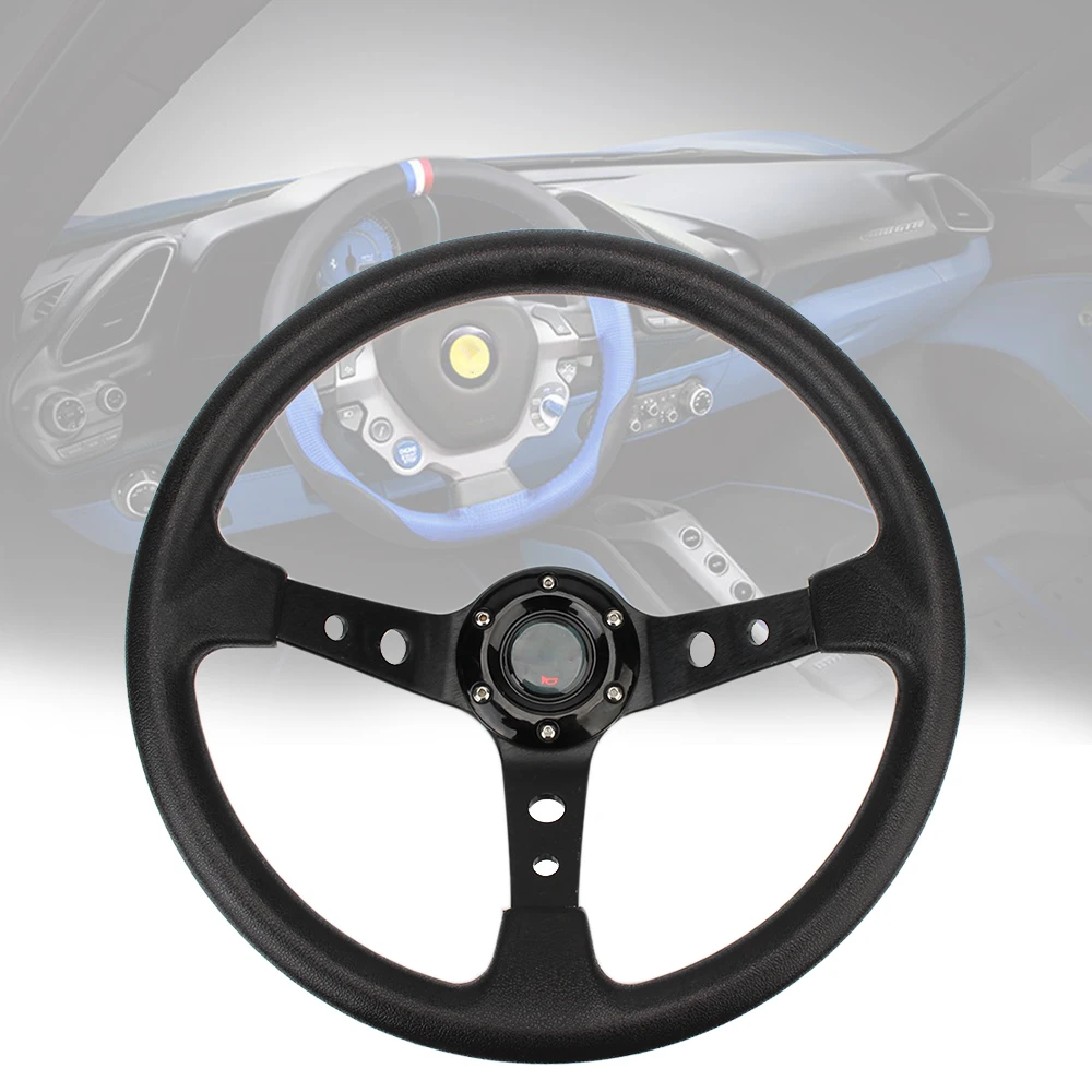 

For Cars Racing PU Universal 14 inch Car Racing Steering Wheels Drifting Sport Steering Wheel