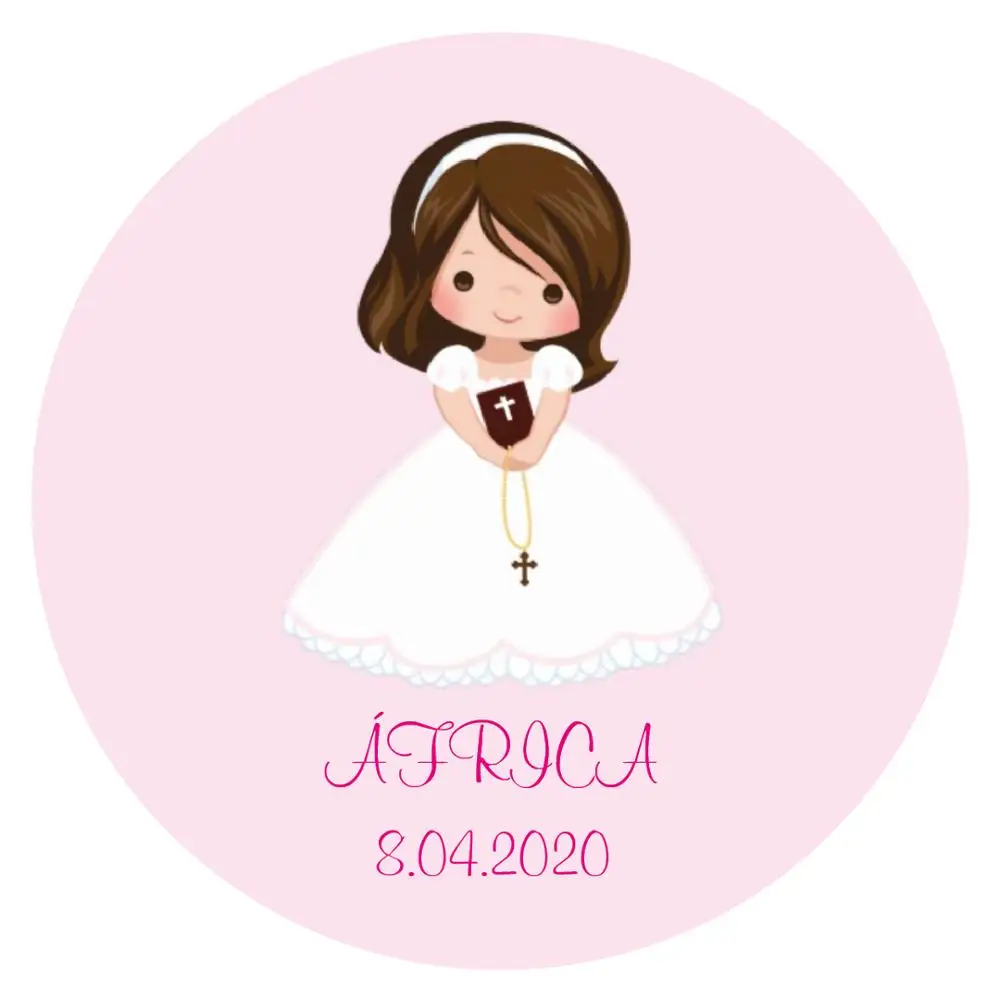 Наклейки на Первое причастие для девушек уплотнения в конверте с