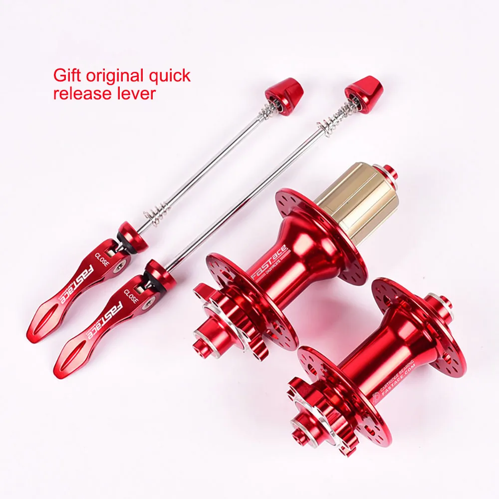 36h QR red Fastace MTB Mountain Bike Hub 11 Speed 32 Holes 28h 36h Hub 4 Sealed Bearing 3 Pawls 30 teeth Taki QR Hubs Disc Brake Bike parts - Цвет: 36h QR red