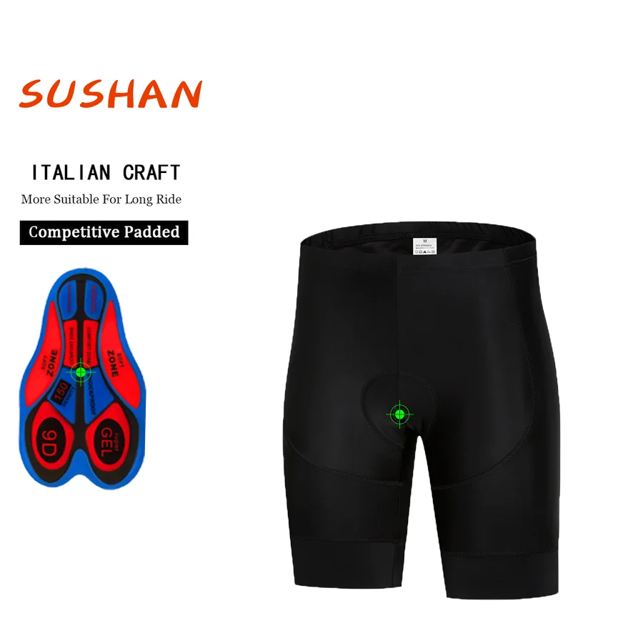 Black riding shorts Черная звезда Coolmax Мягкие велосипедные шорты противоударные шорты для велосипедистов MTB дорожный велосипед Шорты Ropa Ciclismo колготки для мужчин и женщин - Цвет: Black riding shorts