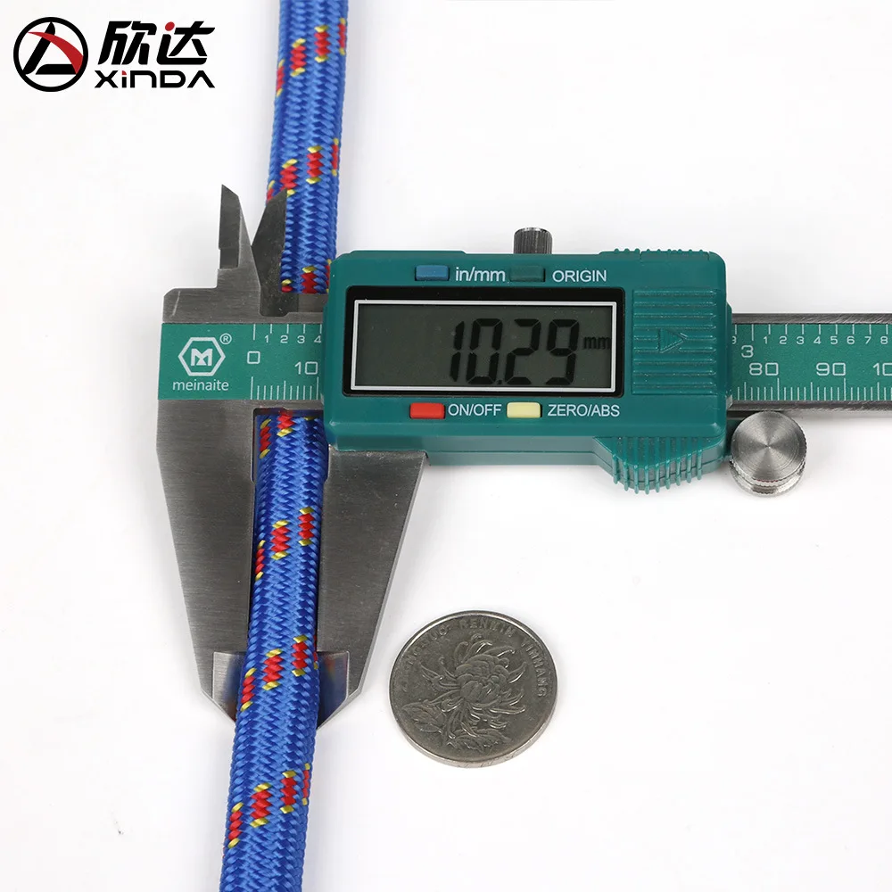 

Outdoor Climbing Rope 10m-30m Emergency Rope Wear Resistant 10mm Diameter High Strength Survival Paracord Hiking Accessory Tool