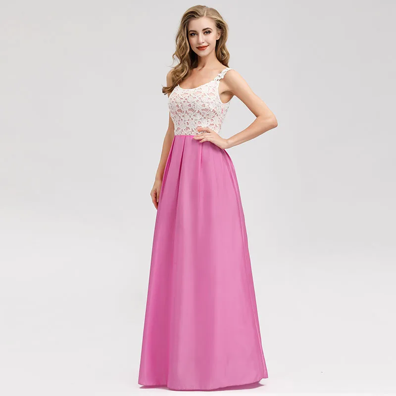 Длинное Элегантное Вечернее Платье милое кружевное платье принцессы без рукавов