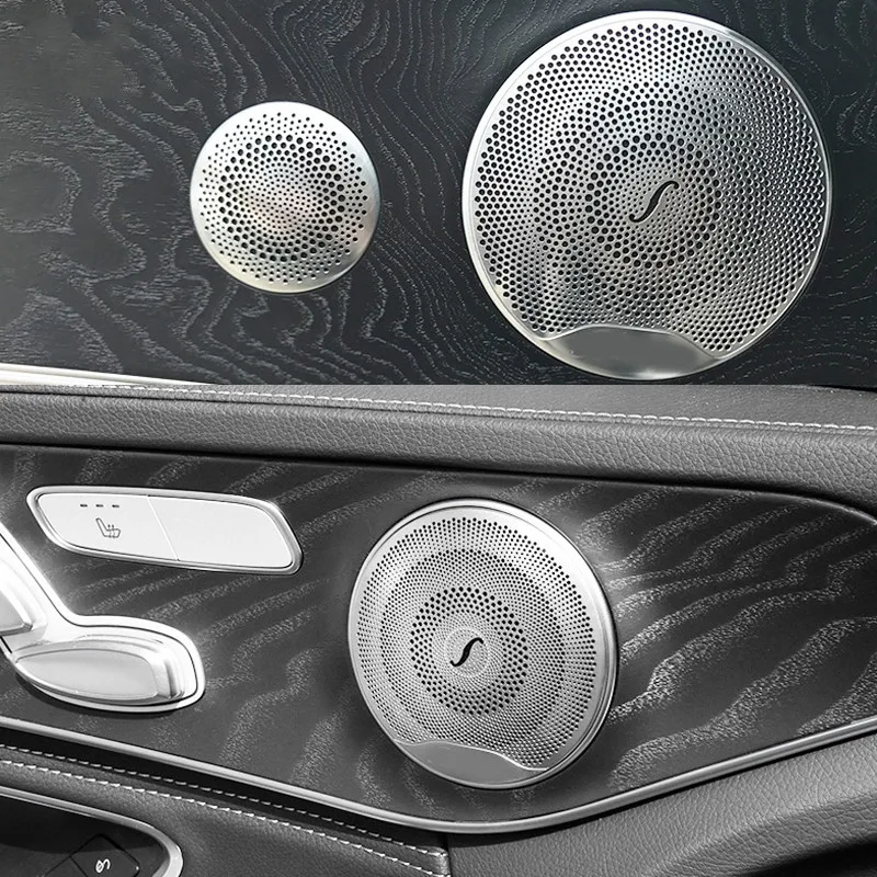 

Car Audio Speaker Cover Trim Door Loudspeaker Cover Trim Car Accessories Interior for Mercedes Benz E/C/GLC Class W213 W205 X253