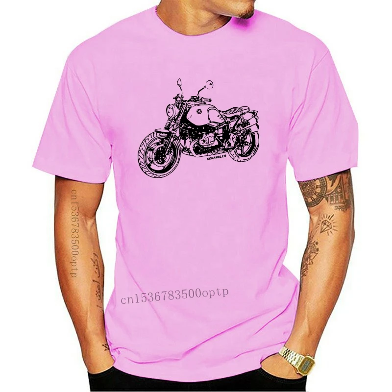

New 2021 Fashion R Ninet T Shirt Mit Grafik Scrambler Motorcycyle Rally Motorrad Fahrer Tee Shirt 031977
