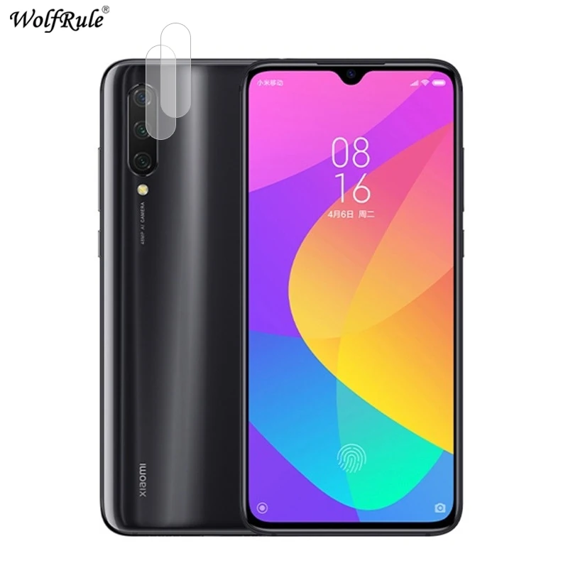 2 шт. защитная пленка для камеры Xiaomi Mi A3 гибкое волокно стекло Защитная объектива