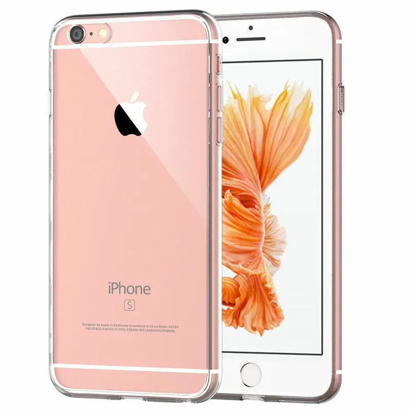 Прозрачный мягкий чехол для телефона iPhone 5 5S SE 6 6s 6plus 7 7plus 8 8lus X Xs XR Max 11 11Pro |