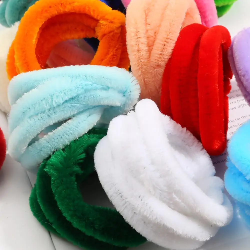 1 м/уп. красивые плюшевые палочки сделай сам стебли синели очистители труб