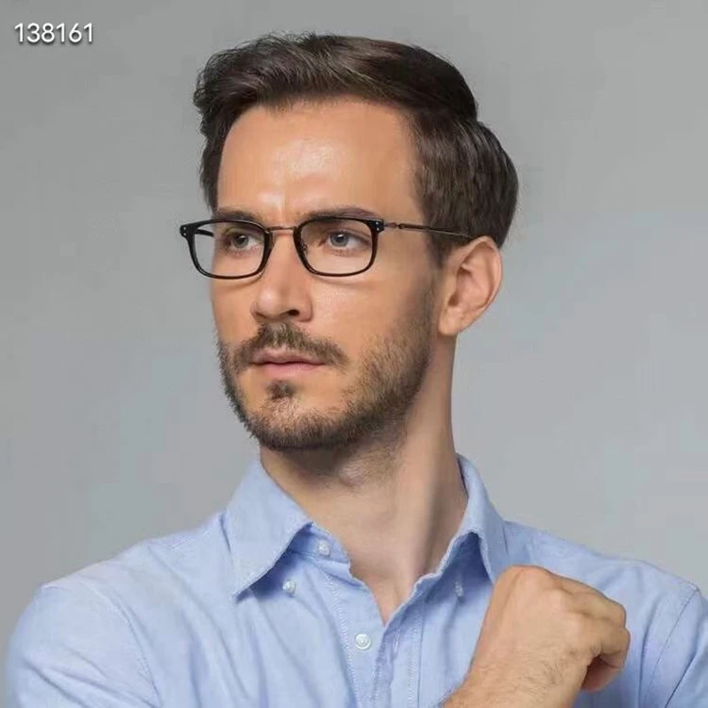 Japanese Handmade Eyeglasses Ultra Light Titanium Glasses Frame Men Vintage Square Optical Eyewear Women Blue light Gafas GMS820