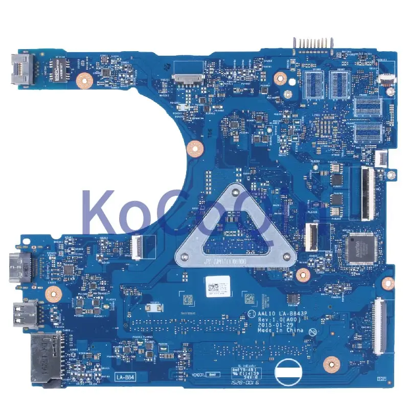 Материнская плата для ноутбука DELL Inspiron 5558 i3-4030U материнская 0YJT5J LA-B843P SR1EN N15V-GM-B-A2 DDR3