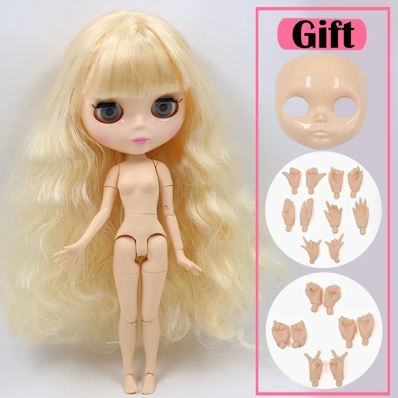 doll hand ab face ICY Blyth Кукла № 2 глянцевое лицо натуральная кожа суставное тело 1/6 BJD Специальная цена 1/4 BJD, Pullip, Jerryberry, Licca игрушка подарок - Цвет: doll hand ab face