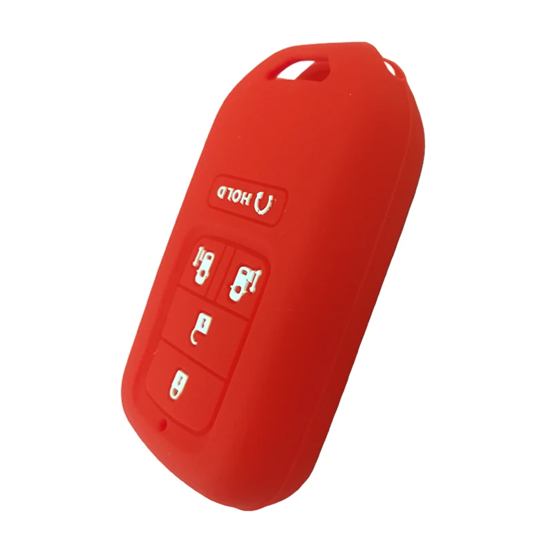 

Silicone Case for Keys 5Buttons Car Key Cover Cap for Honda Odyssey 2019 2.0L Accord Cr-v Pilot Cute Key Cover