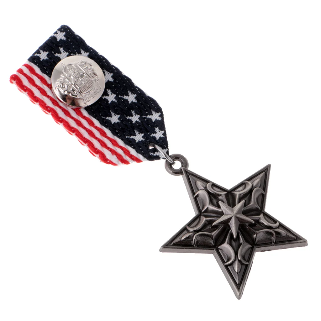 Военная Униформа булавка-ленточка брошь значок награда в морском стиле звезда