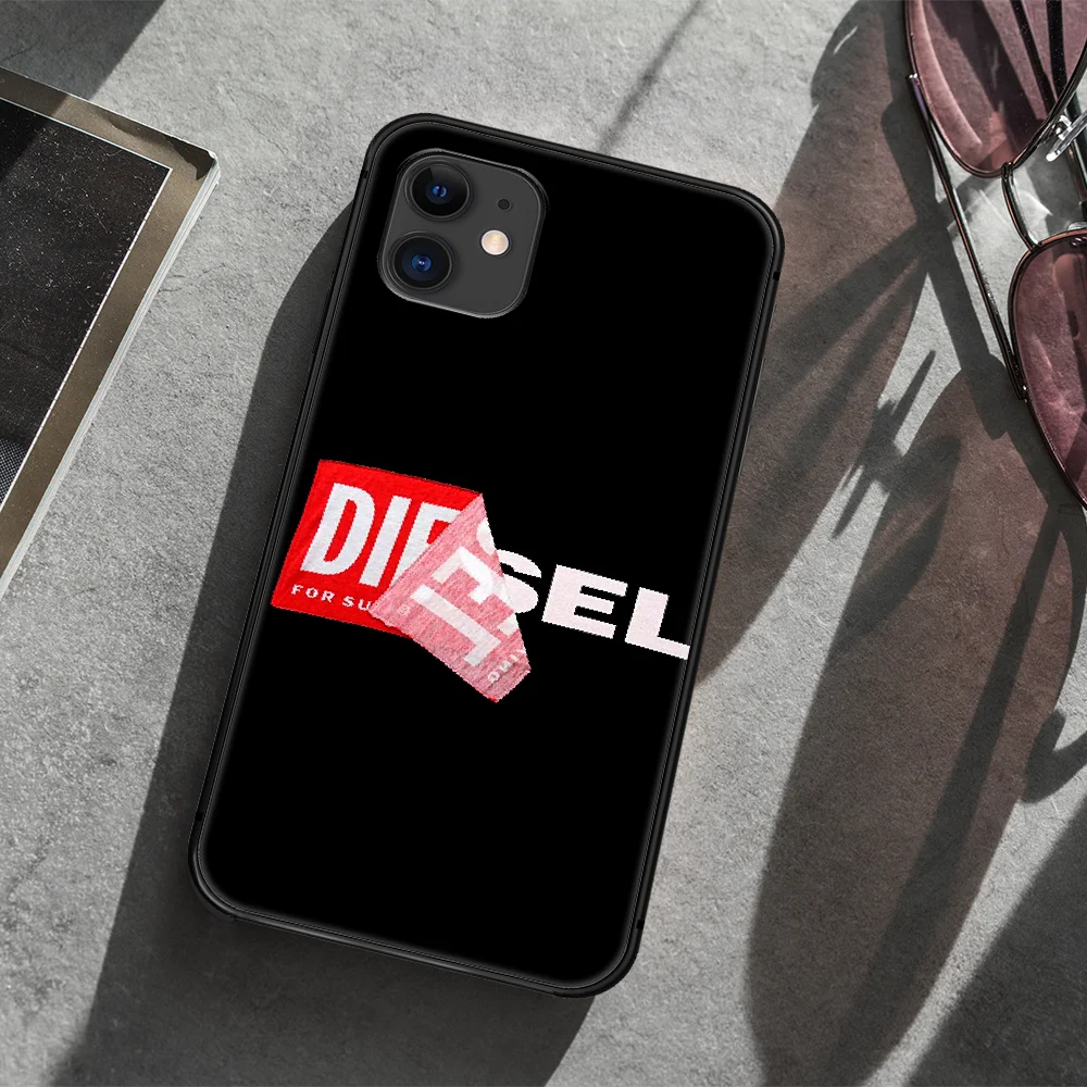 

Italian fashion brand Diesel Phone Case Cover Hull For iphone 5 5s se 2020 6 6s 7 8 12 mini plus X XS XR 11 PRO MAX black Prime