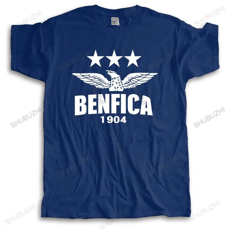 Новые хлопковые футболки модная мужская футболка с круглым вырезом летняя benfica