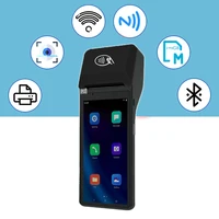 6 inch android 10 0 mobile payment pos terminal with 2d scanner fingerprint reader thermal printer support loyverse z300