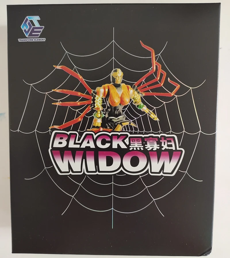 Трансформация TE BW сплав версия маленькая пропорция паук женская черная widow MM001PVC фигурка модель игрушки куклы