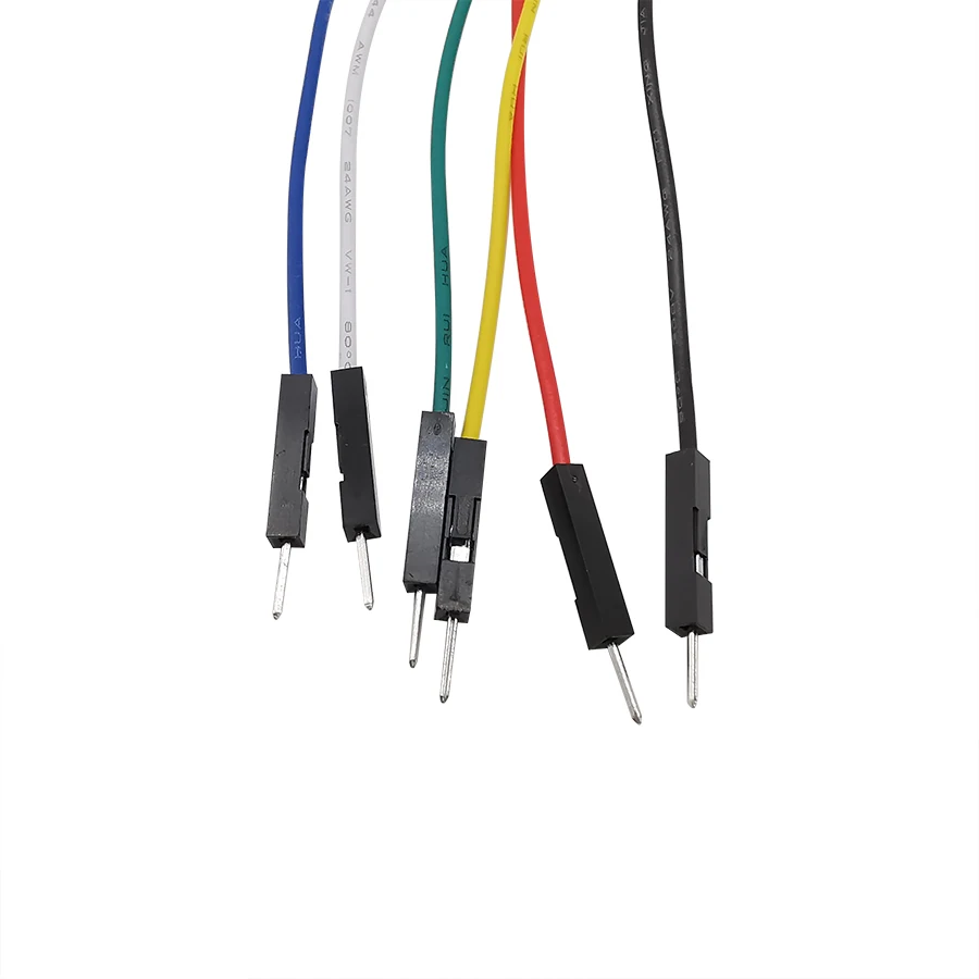 20 шт. 2 54 мм мужской женский гибкий макетная перемычка без пайки кабели 1 P разъем DIY