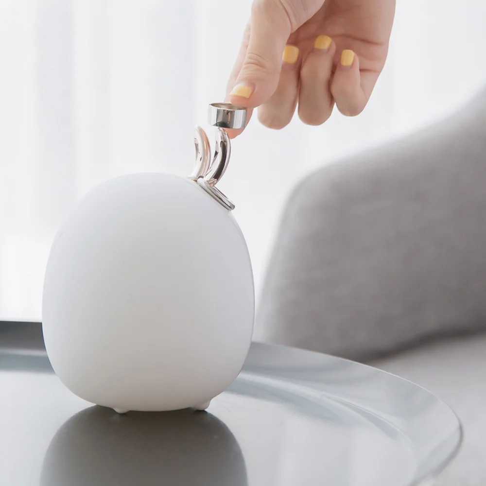 Светодиодный ночсветильник с оленем и кроликом силиконовый мультяшный