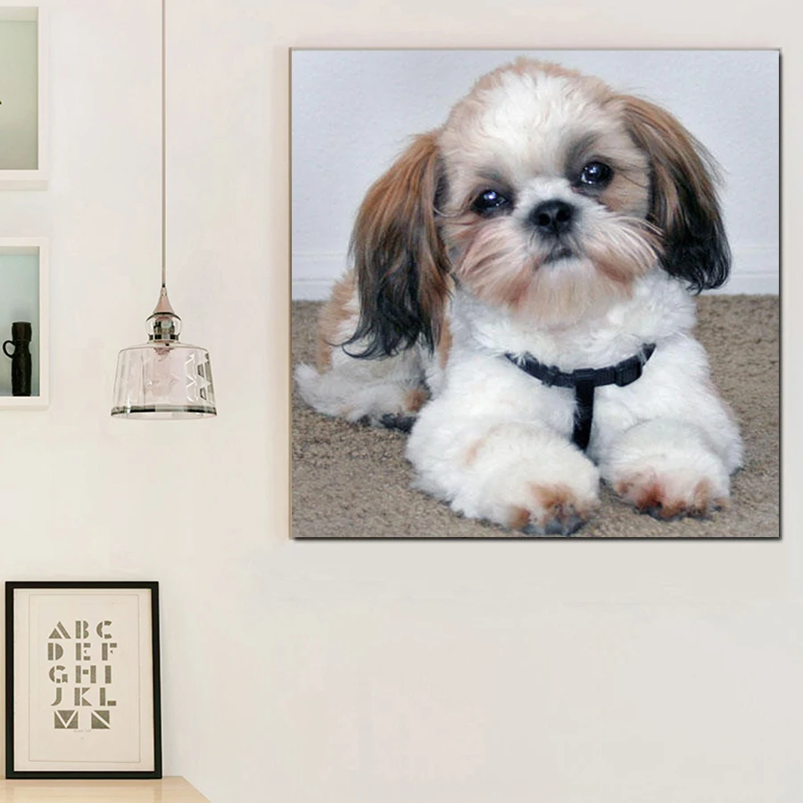 Набор для алмазной вышивки сделай сам FUYUN 5D мозаика с рисунком животных собак