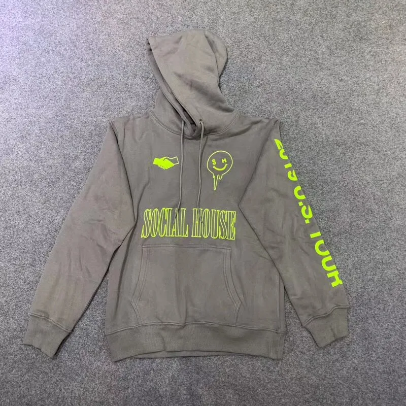 Толстовка с капюшоном SOCIAL HOUSE толстовка для мужчин и женщин пуловер лучшего