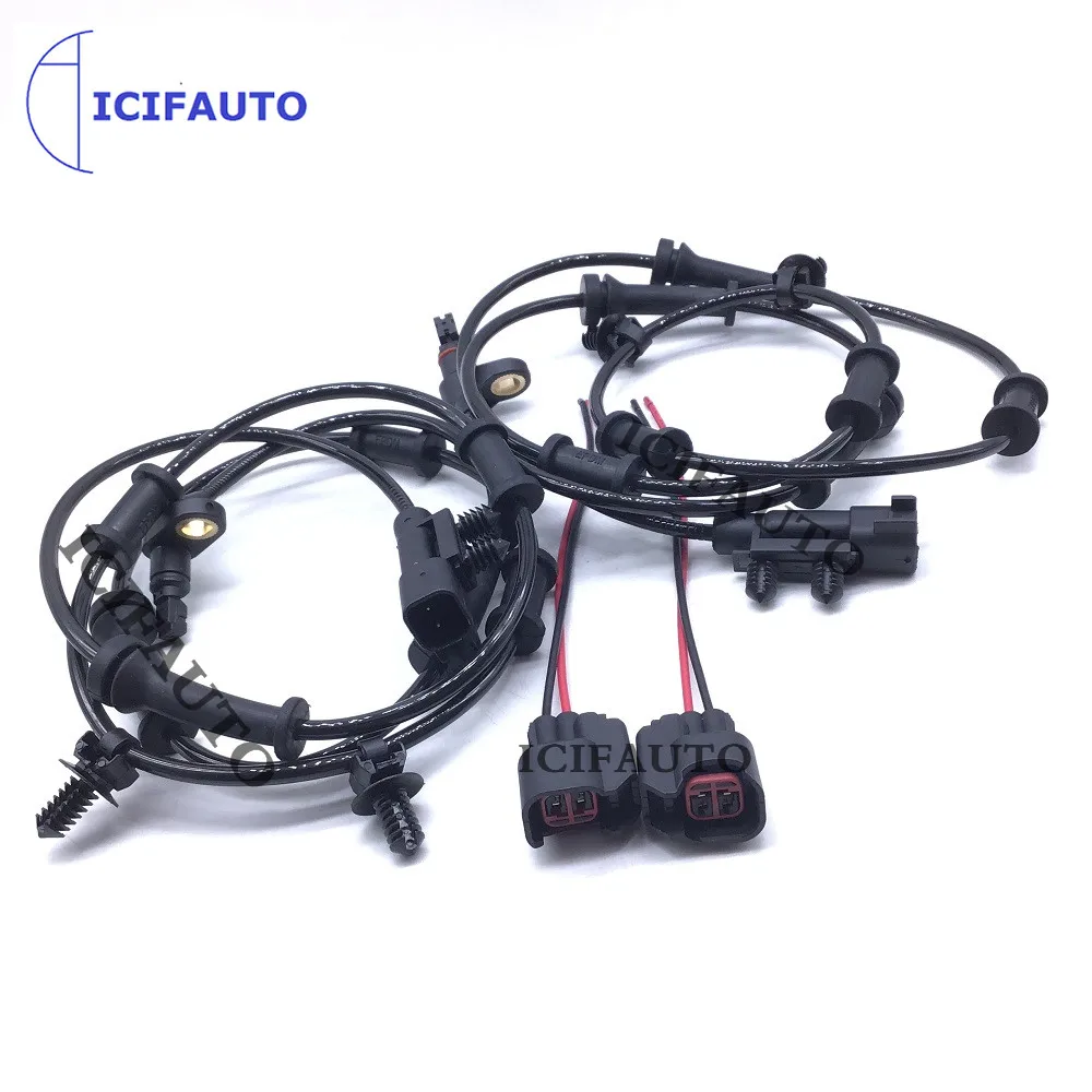 

Front Left Right ABS Wheel Speed Sensor With Connector Plug For Jeep Wrangler 3.6L 3.8L V6 52060156AD 68003281AC 68003281AA