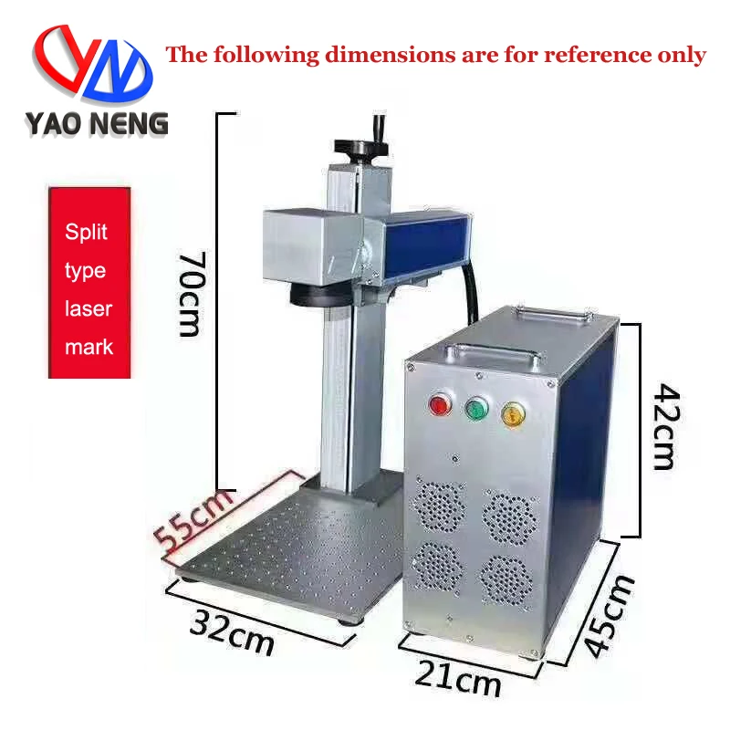 Оптоволоконный лазерный гравировальный станок YaoNfeng 30 Вт|Фрезы по дереву| |