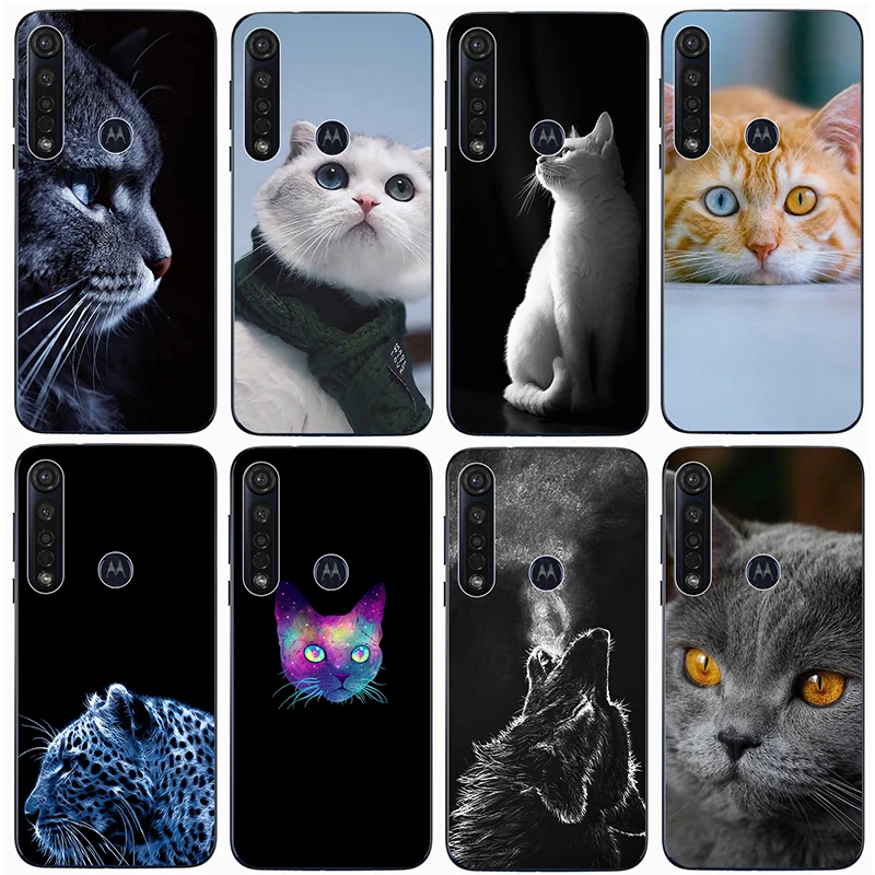 Чехол для MOTO One Vision Plus чехол с узором Motorola мягкая задняя крышка из ТПУ телефона Macro