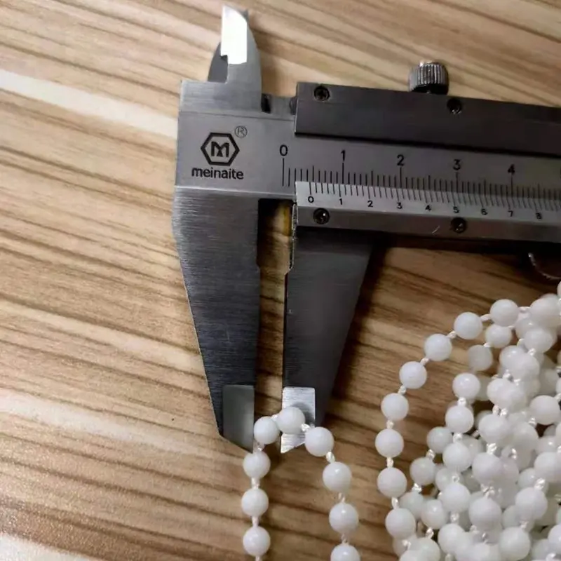 Шнур для цепи с бусинами 5 м роллов и римских штор ремонта белой пластиковой шнур