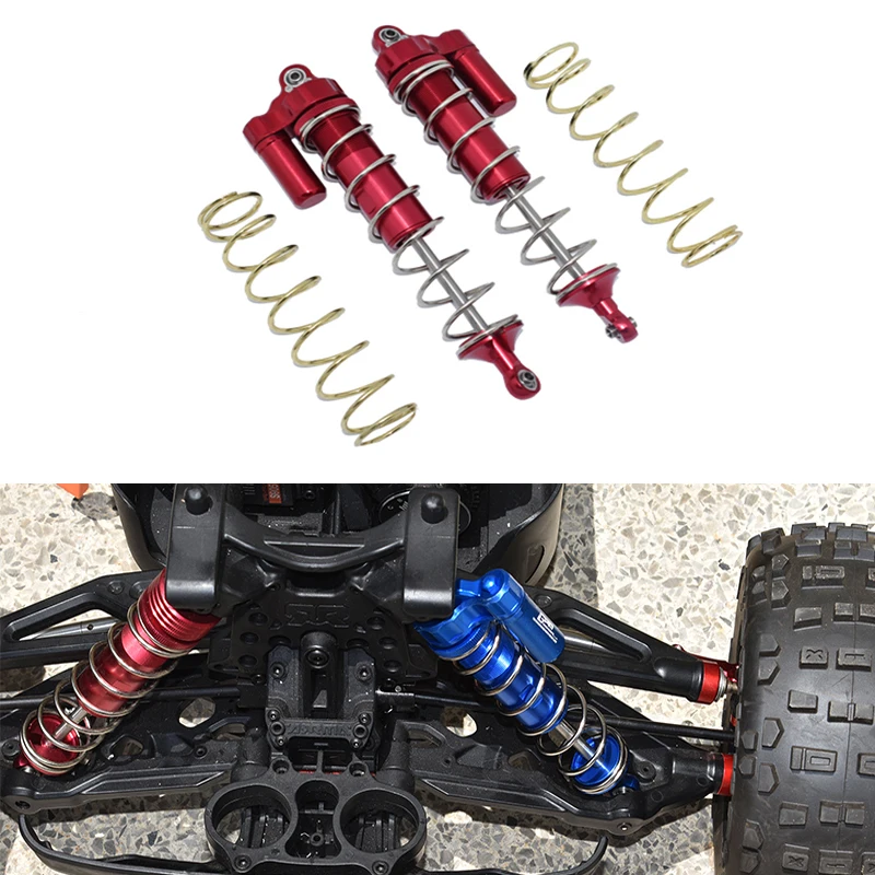 

Алюминиевая передняя L-SHAPE Копилка сзади Пружинные амортизаторы 177 мм ARRMA 1/5 Кратон 8S ARA330609 MAKX177F/L