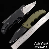 new recon 1 d2 blade g10 handle outdoor tactical camping hunting survival edc tool pocket kitchen folding knife