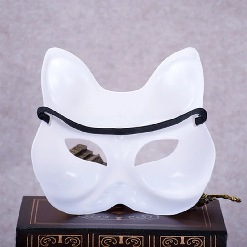 Fox Face Mask Cosplay Decoration DIY Handmade Costume Party Unpainted Sexy Women Masquerade Masks |