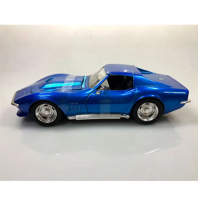 JADA 1/24 масштабная модель автомобиля игрушки BIGTIME мышцы 1969 Корвет ската ZL 1 литья