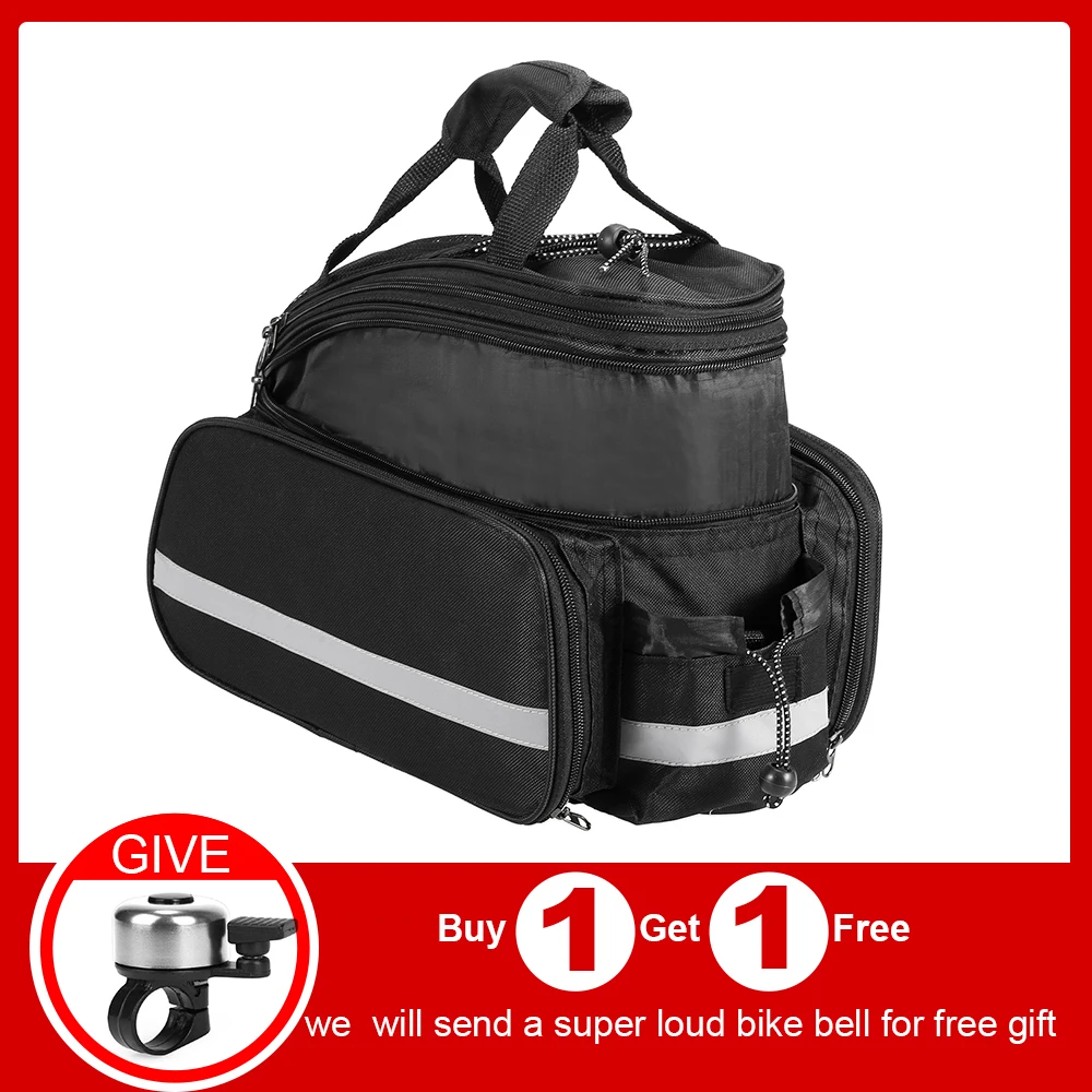 Lixada 25L велосипеда заднего сиденья мотоцикла Многофункциональный расширяемый