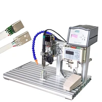 semi automatic foot operated soldering machine small circuit board wire welding equipment automatic constant temperature