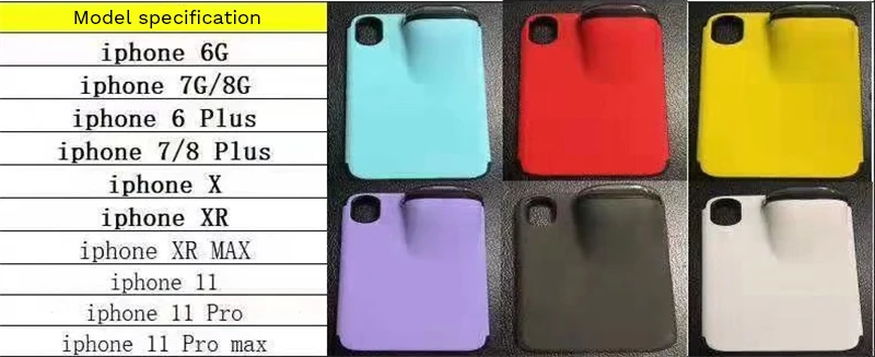 2 в 1 силиконовый чехол для телефона для iPhone 11 Pro Max Xs Max Xr X 10 8 7 Plus с держателем AirPods чехол для телефона AirPods Прямая поставка
