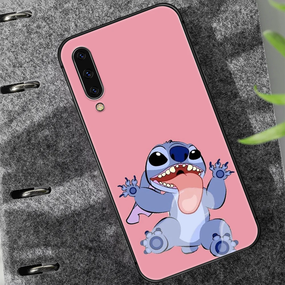 

Cartoon cute Stitch Phone Case Cover For Samsung Galaxy A10 A11 A20 E A21 A30 A40 A41 A50 A51 A70 A71 A81 S 4G 5G black Coque 3D