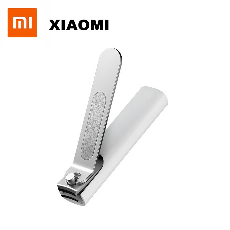 

1PCS Xiaomi Mijia Stainless Steel Nail Clippers With Anti-splash cover Trimmer Pedicure Care Nail Clippers Professional File