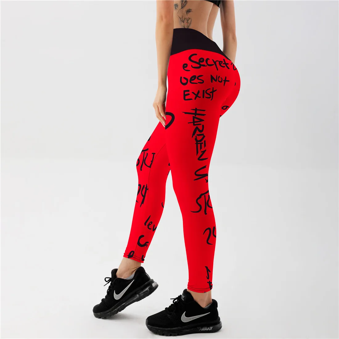 High Waist Women Digital Printed Fitness Leggings Push Up Sport GYM Leggings 