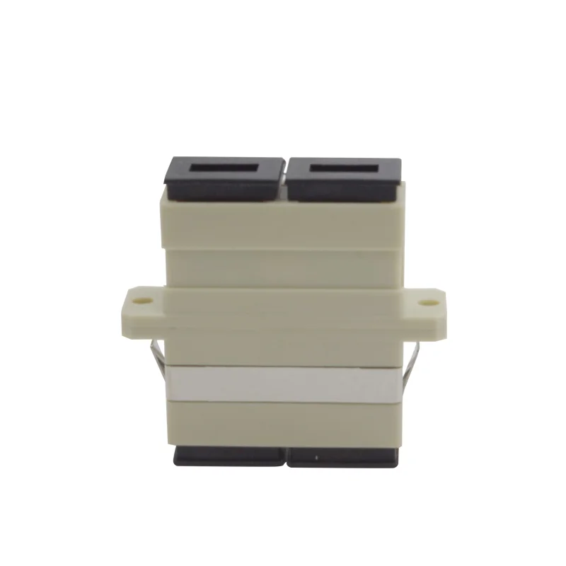 100PCS/LOT Optical Coupling  Adapter Flange SC-SC Duplex Single-mode/Multi-mode Optical Fiber Connector Jointing Tool Wholesale