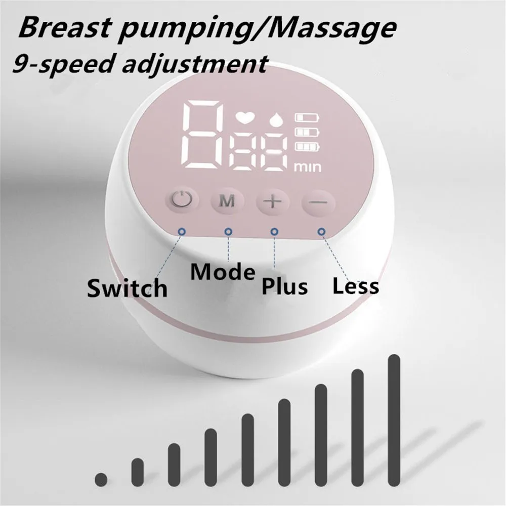 Electric Breast Pump Silent Breast Pump Breast Massager Portable Soft and Painless Baby Bottle Breastfeeding New enlarge