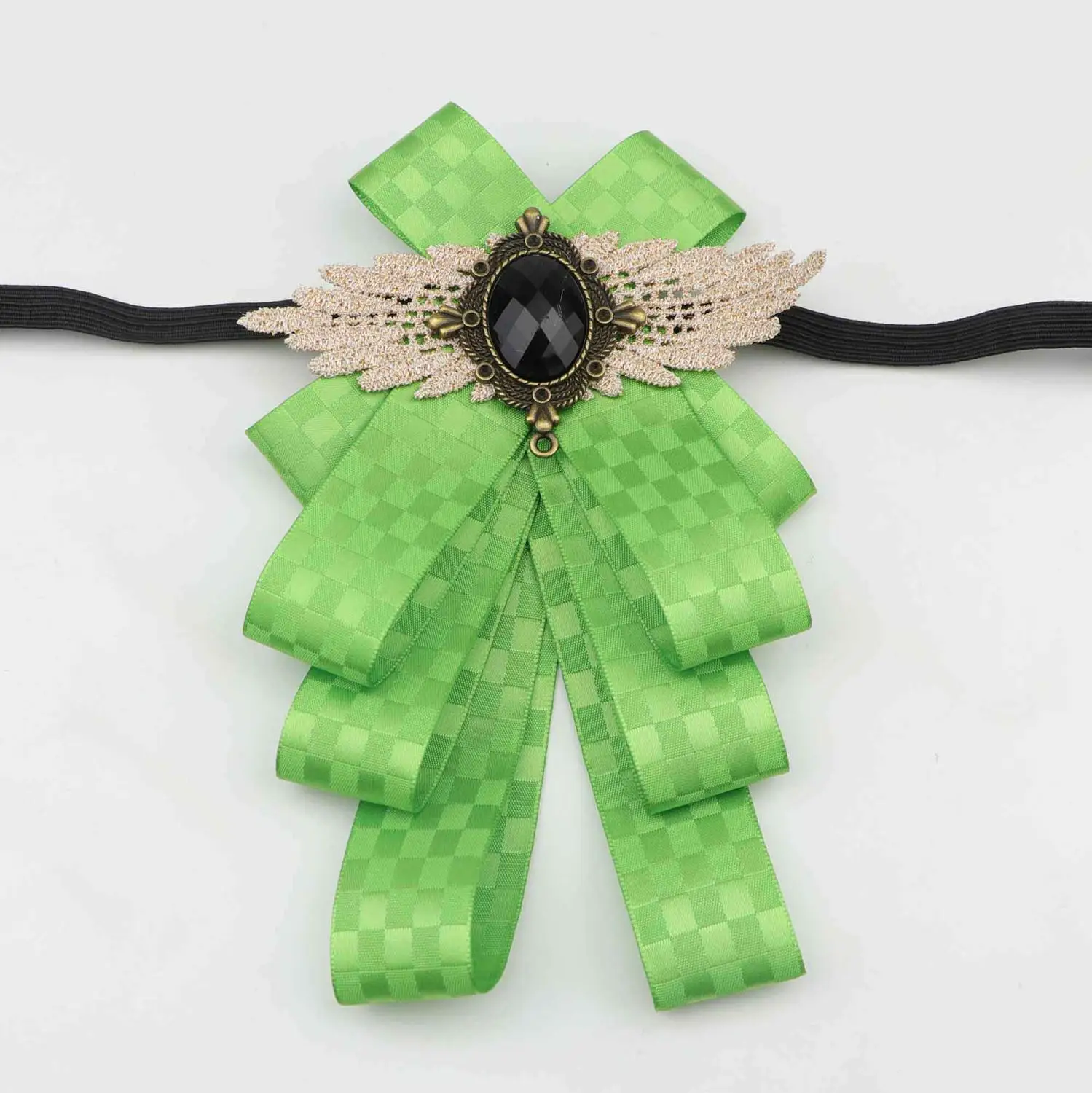 23 Великолепный галстук-бабочка, галстук, винтажная Камея, Дамская голова, диамод, лента, брошь с кисточкой, шикарная, для девушек, элегантная бижутерия, воротник, булавка, для девушек, галстук - Цвет: 23