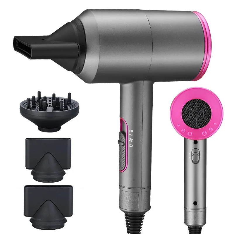 New Salon Blow Dryer Hair Dryer Negative Ionic Professional Dryer Powerful Hairdryer Travel Homeuse Dryer Hot Cold Wind