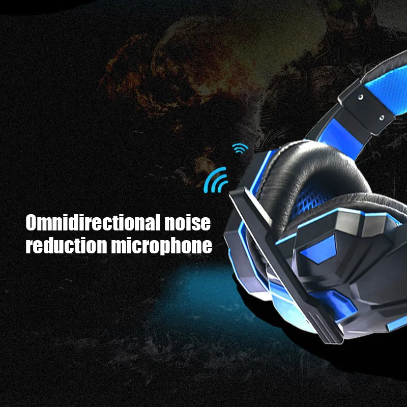 

Gaming Headset Stereo Headphone with Noise-cancelling Microphone for PC Computer Phone NC99