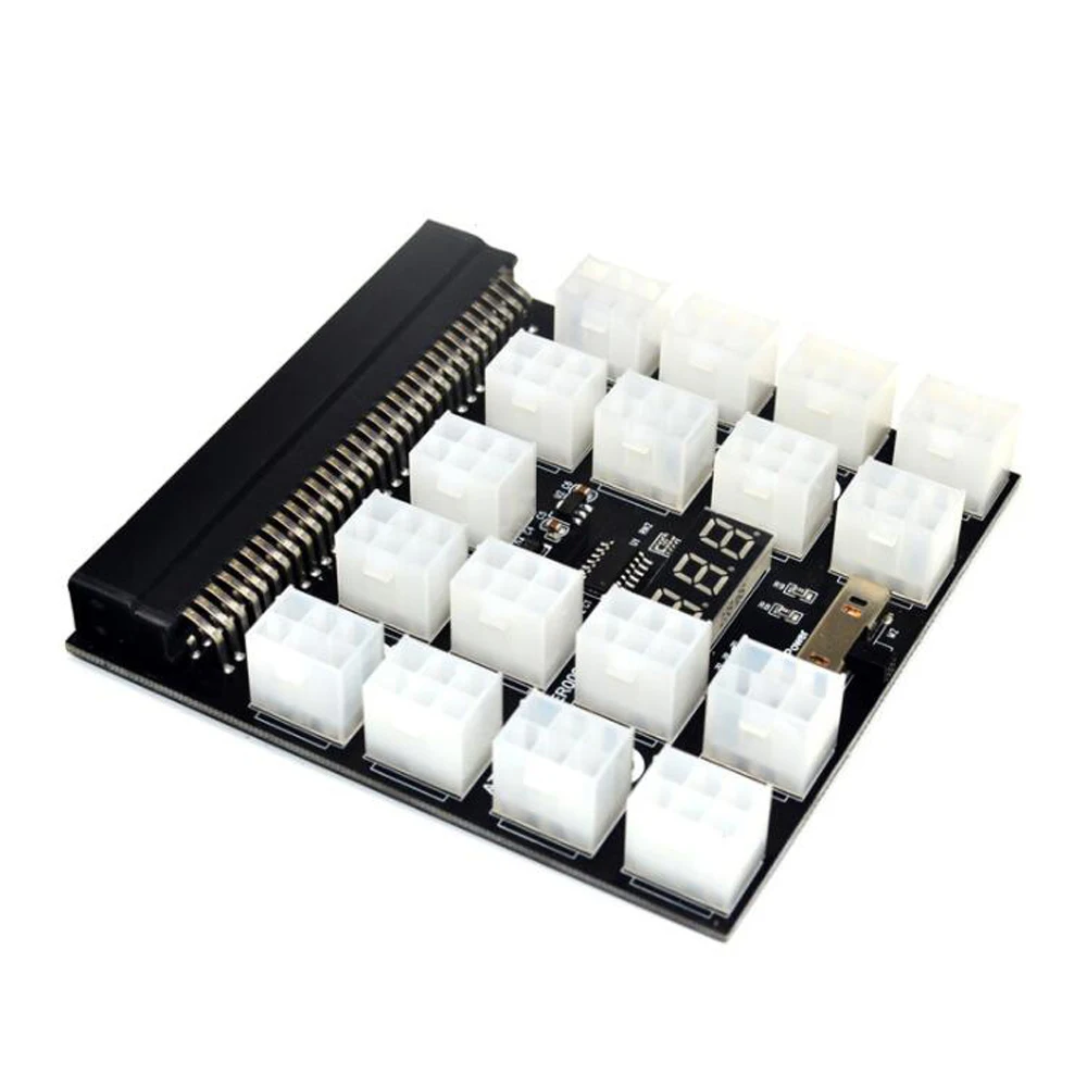 CHIPAL Power Module Breakout Board for HP 1200W 750W PSU Server Conversion with 17/12 50cm 6pin Connector Video Card | Компьютеры и