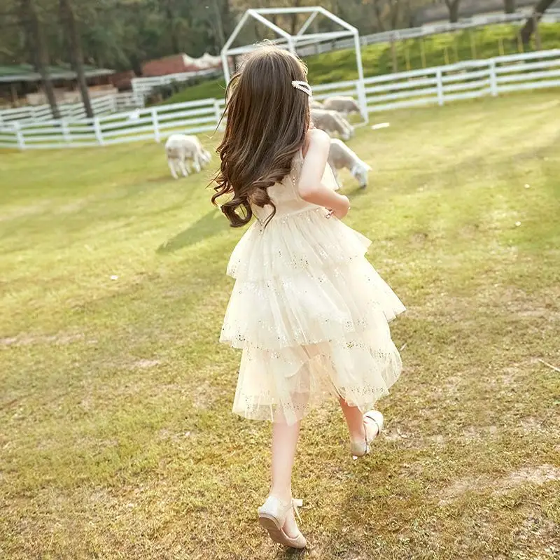 

Girls Dresses 2021 New Summer Princess Dress Fashion Children's Long Dress