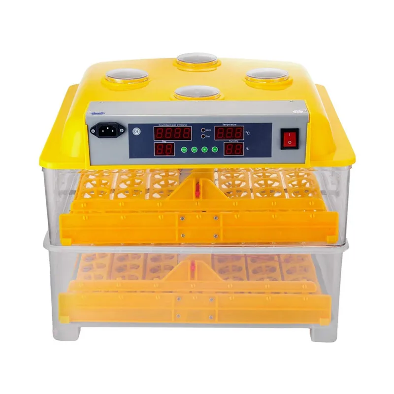 

Egg Incubator and Hatcher 80W Digital Automatic Turning Poultry Chicken Duck Dove 112 Eggs for Hatching Eggs